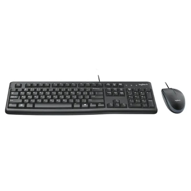TECLADO LOGITECH MK120 MOUSE USB SP BLACK - 2
