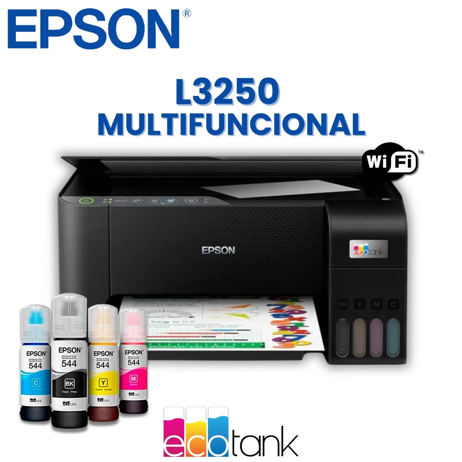 IMPRESORA EPSON L3250 MULTIFUNCIONAL ECOTANK WI-FI - 1