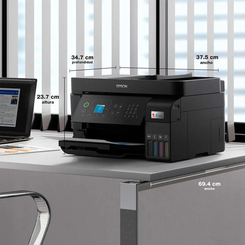 IMPRESORA MULTIFUNCIONAL EPSON L5590 WIFI ETHERNET/FAX/ADF - 2