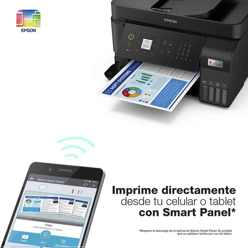 IMPRESORA MULTIFUNCIONAL EPSON L5590 WIFI ETHERNET/FAX/ADF - 4