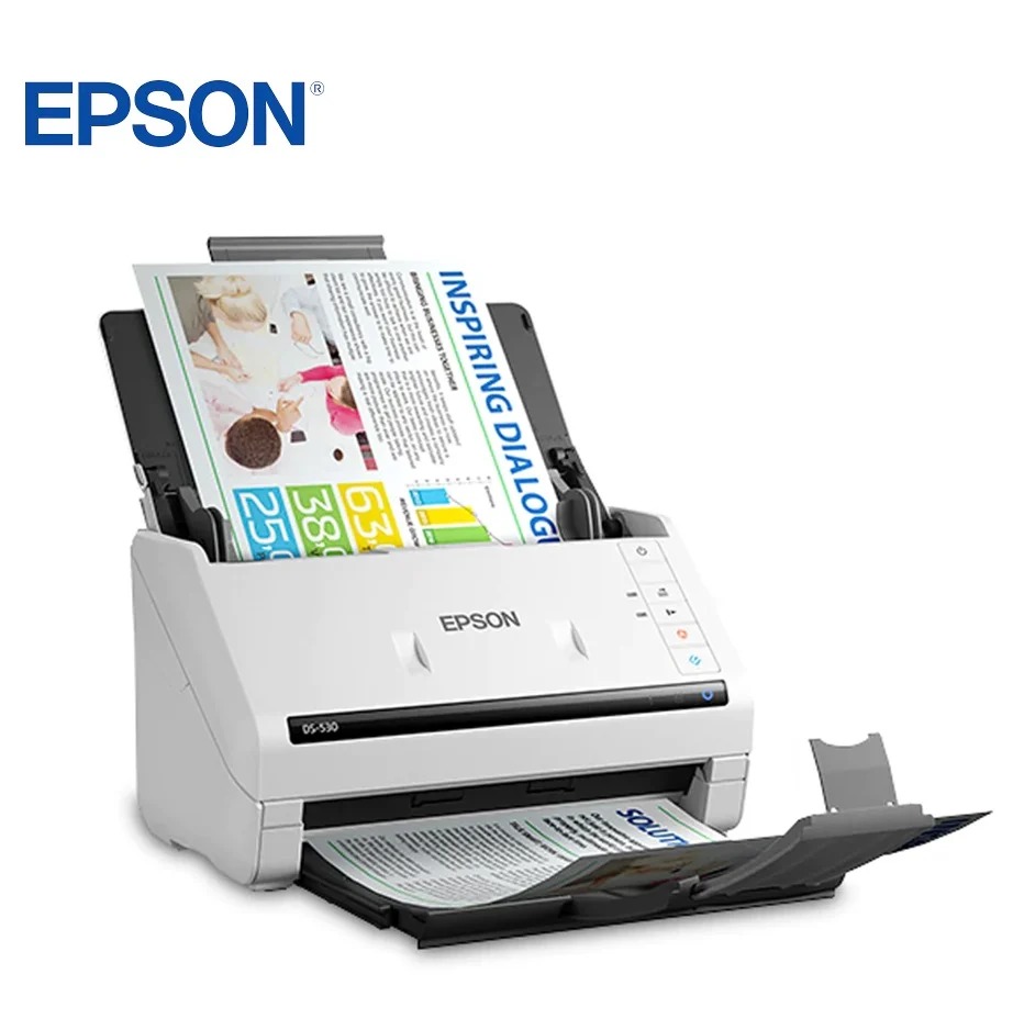 ESCÁNER EPSON DOCUMENTOS DS-530 II, USB 3.0, DUPLEX, 35 PPM - 1
