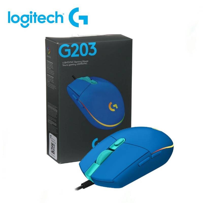 LOGITECH G203 MOUSE GAMER RGB 8,000 DPI – AZUL - 2
