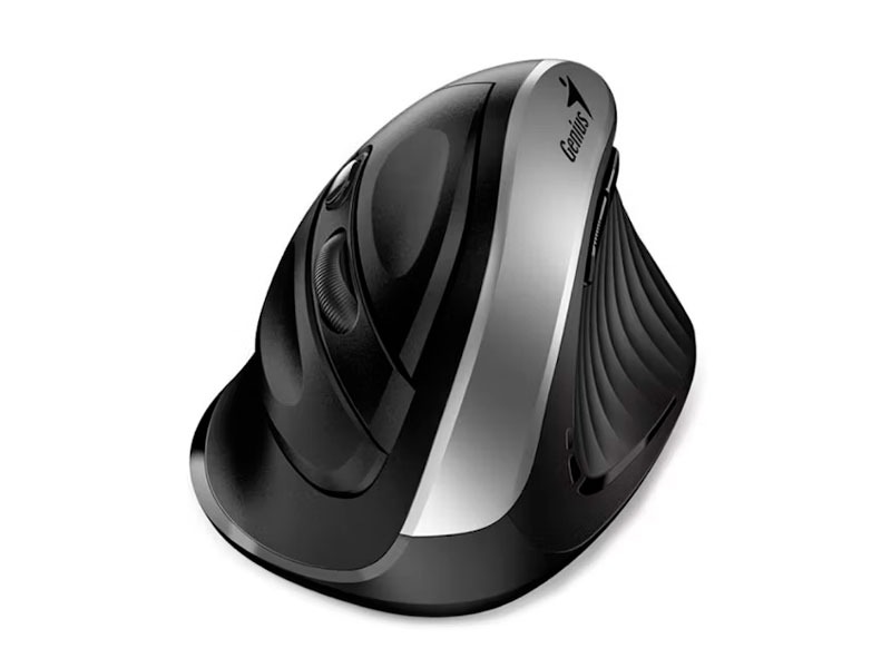 MOUSE INALÁMBRICO GENIUS ERGO 8250S VERTICAL 6-BOT ERGONÓMICO SILVER GRAY - 1