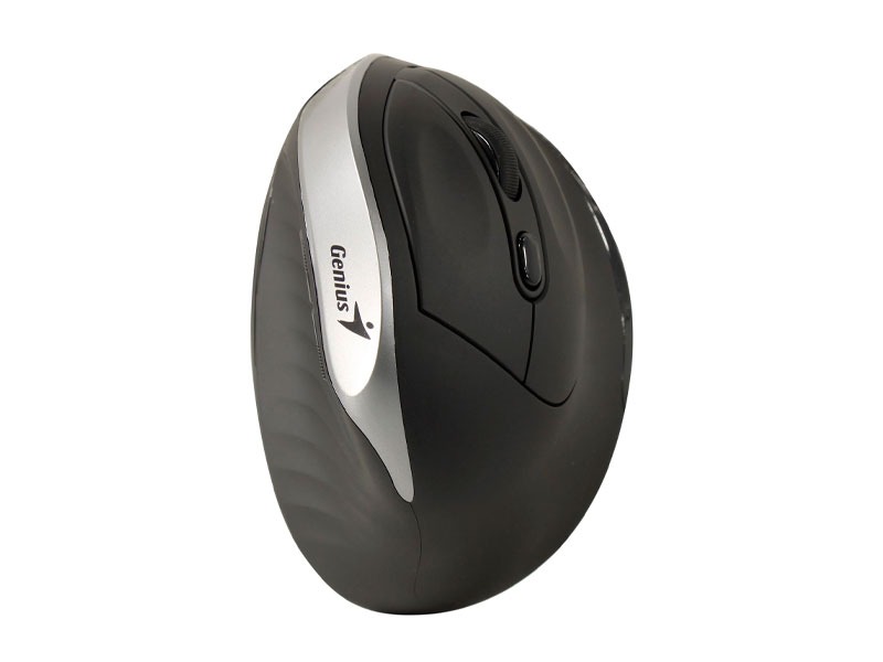 MOUSE INALÁMBRICO GENIUS ERGO 8250S VERTICAL 6-BOT ERGONÓMICO SILVER GRAY - 2