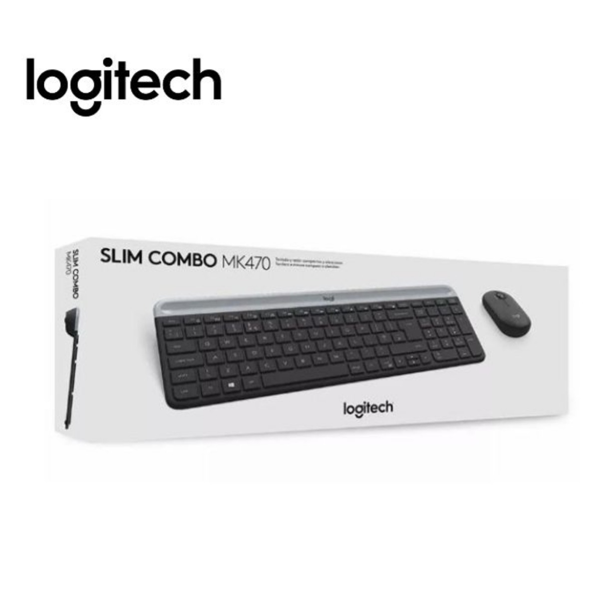 LOGITECH MK470 KIT TECLADO Y MOUSE INALÁMBRICO ULTRA SLIM – ROSADO - 1