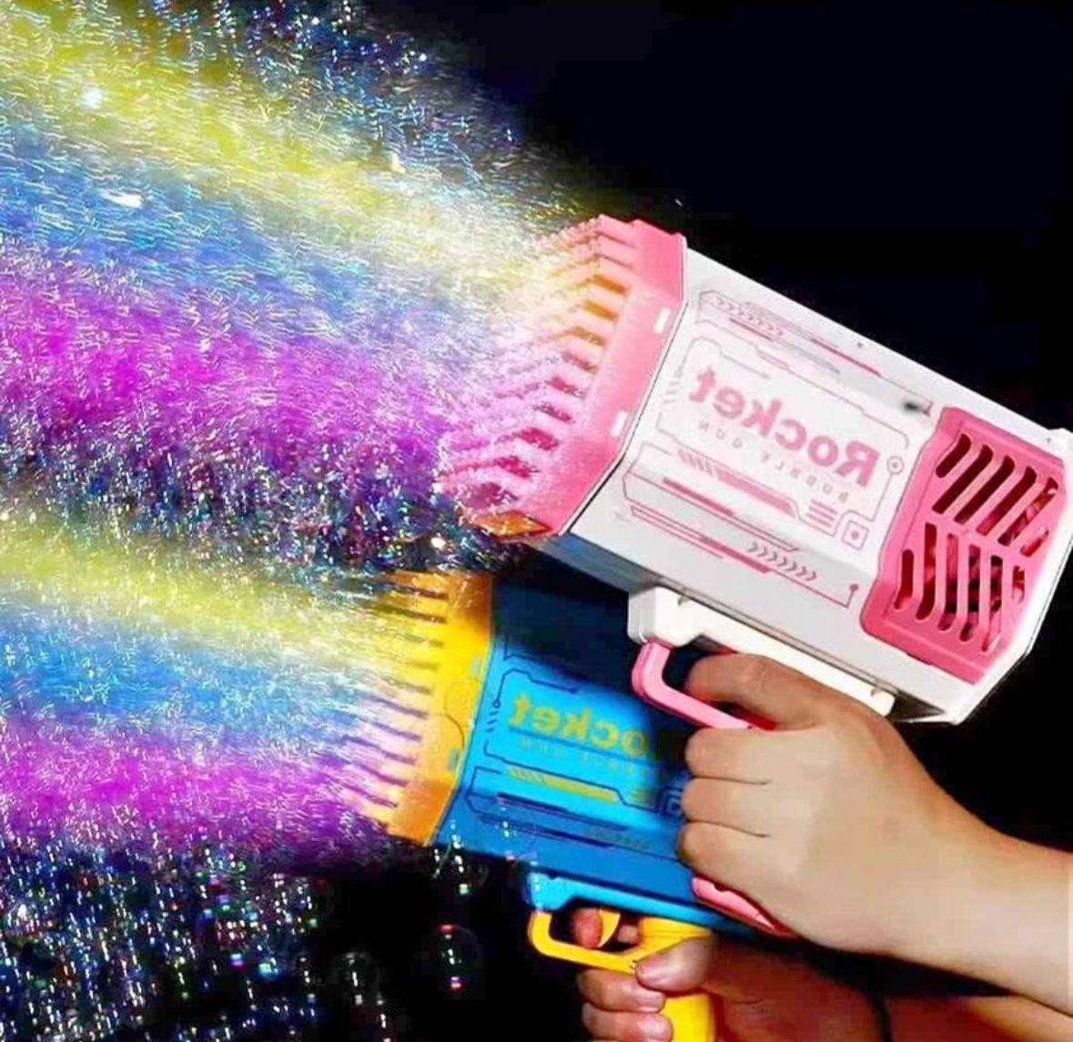 PISTOLA BURBUJAS ROSADO 40 HOYOS - 1