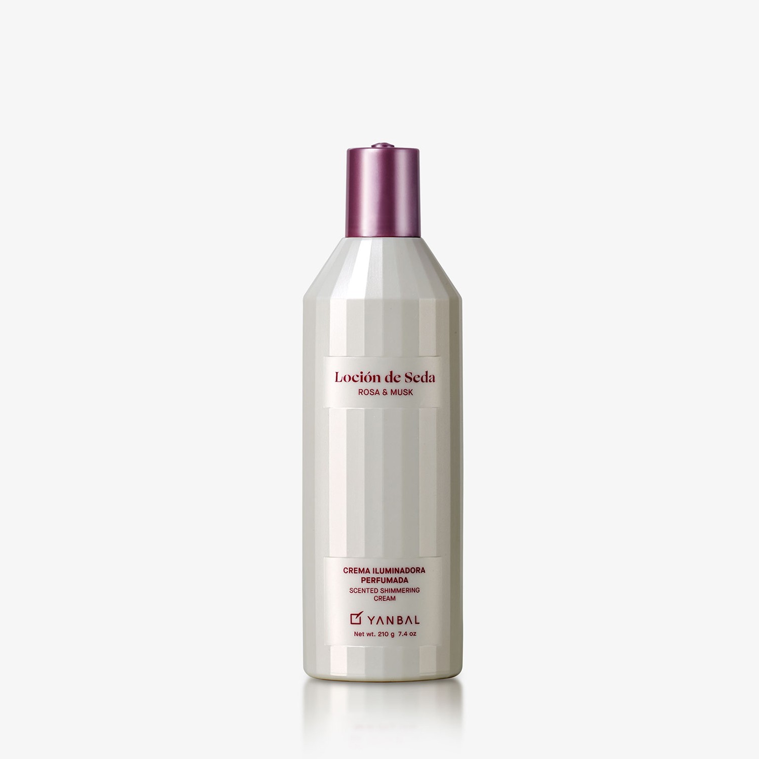 LOCION DE SEDA ROSA Y MUSK 210G - 1