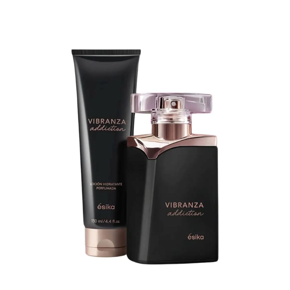 SET PERFUME DE MUJER VIBRANZA ADDICTION Y LOCIÓN PERFUMADA - 1