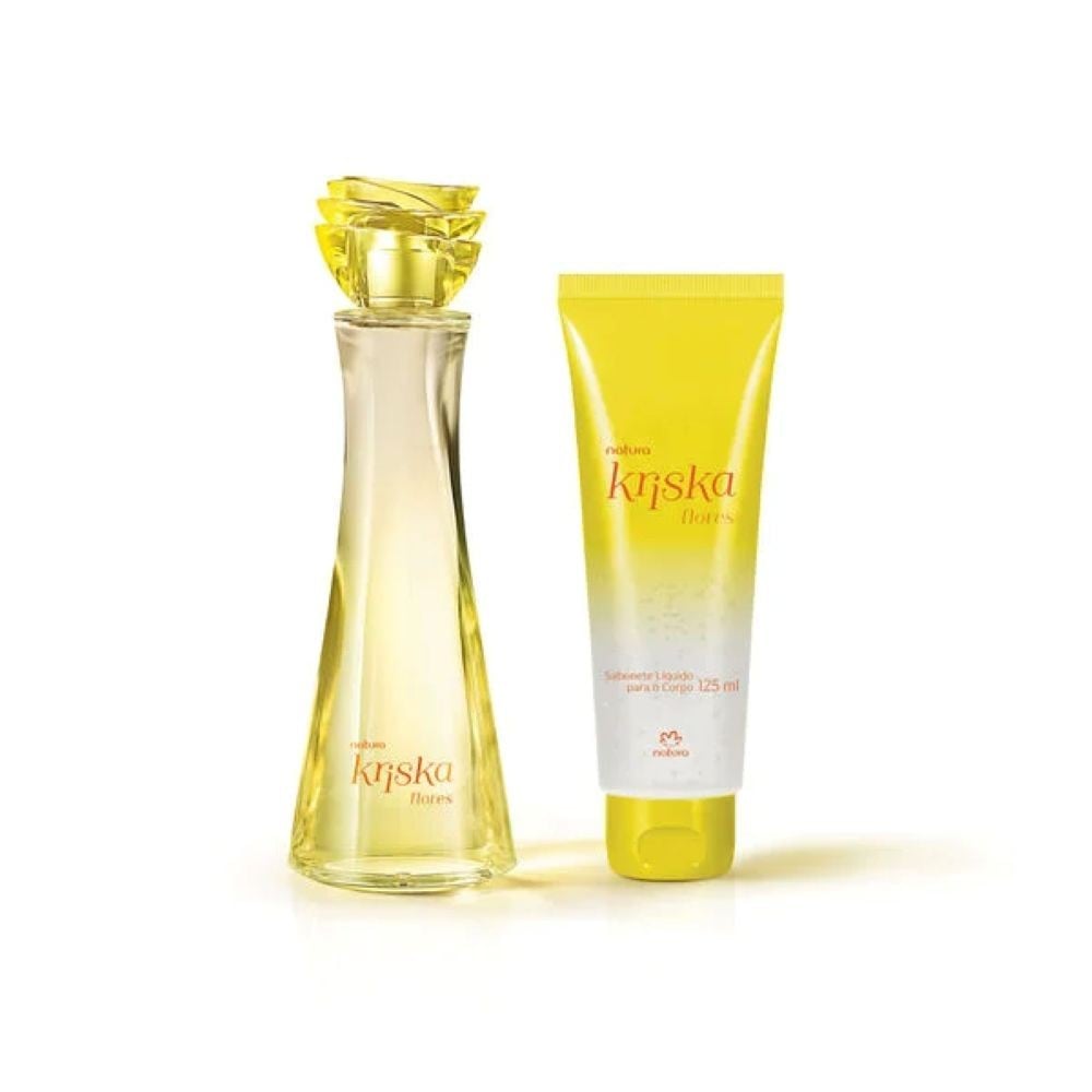 KRISKA FLORES PERFUME DE MUJER CON JABON LIQUIDO - 1