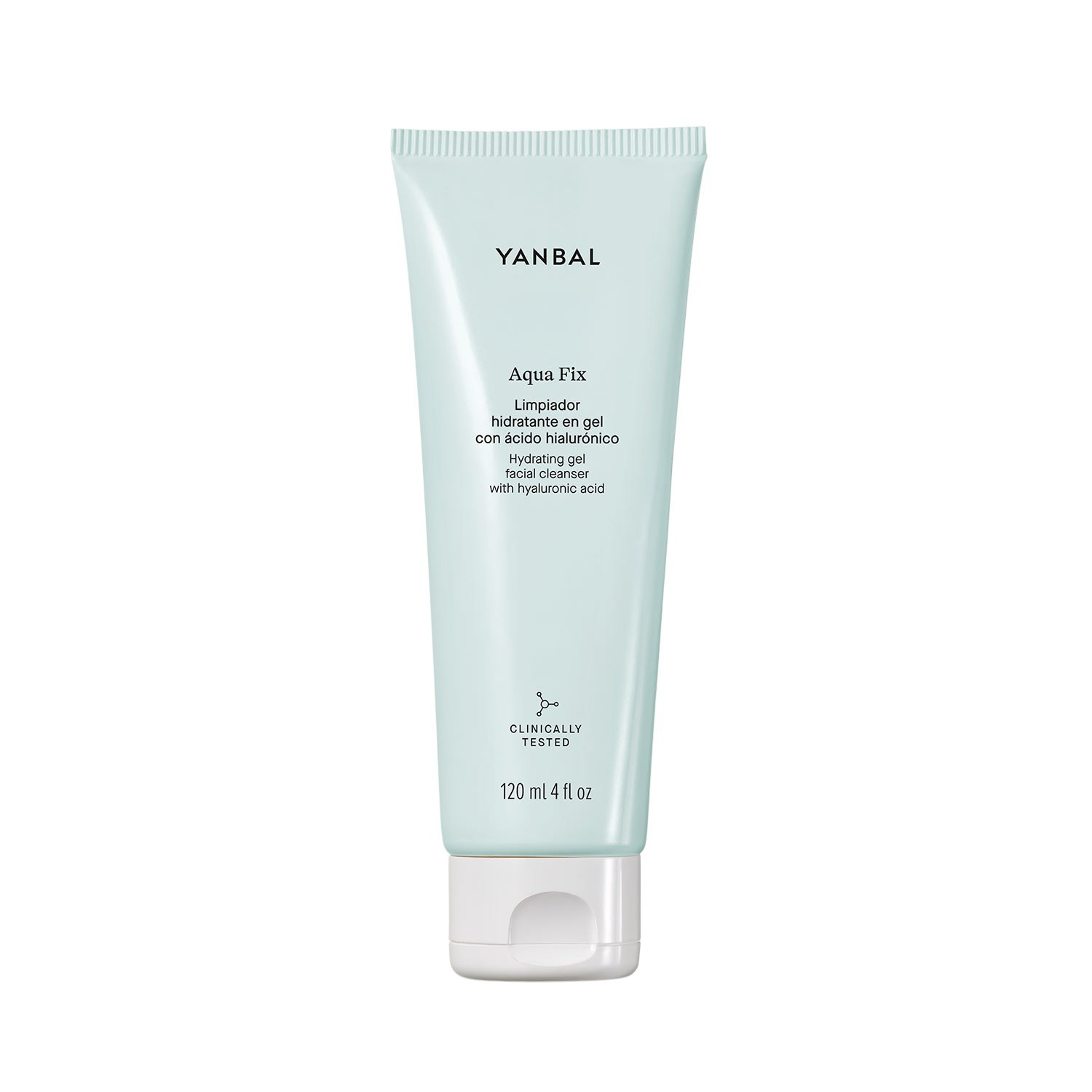 LIMPIADOR HIDRATANTE EN GEL CON áCIDO HIALURóNICO 120ML AQUA FIX - 1