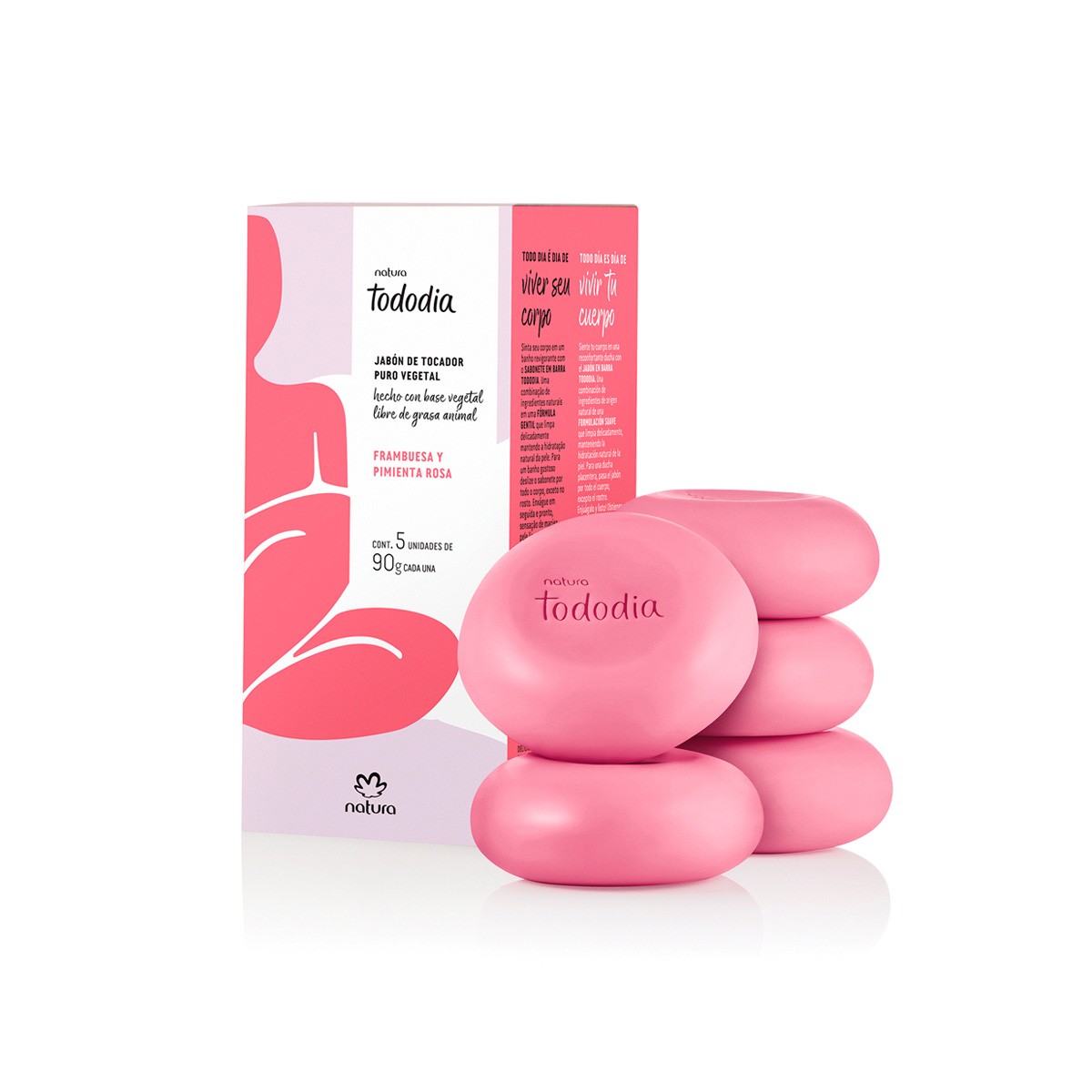 JABONES EN BARRA FRAMBUESA Y PIMIENTA ROSA - 1