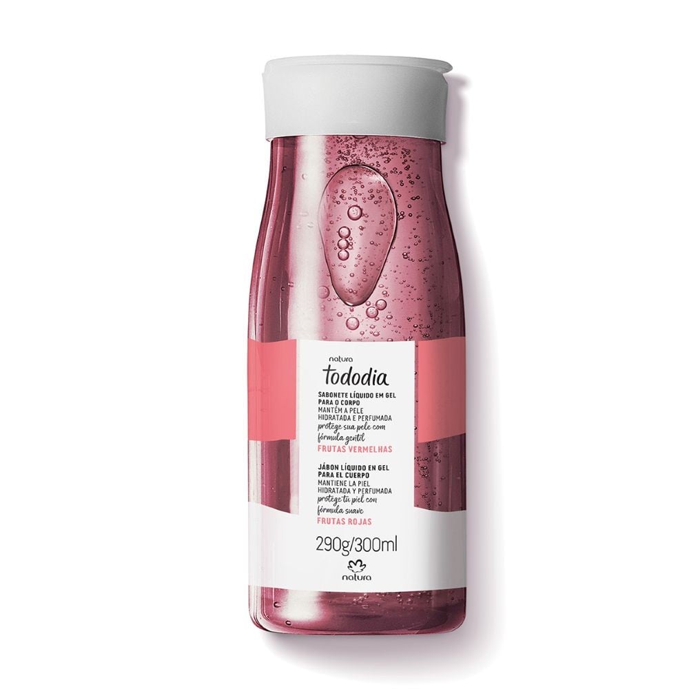 TODODIA JABON LIQUIDO EN GEL FRUTAS ROJAS 300 ML - 1