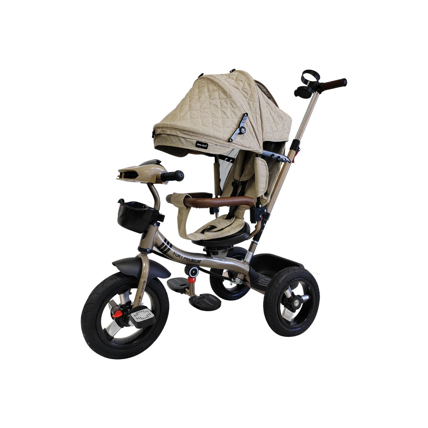 TRICICLO FORT PREMIUM GOLD - 5 EN 1 BEIGE - 2