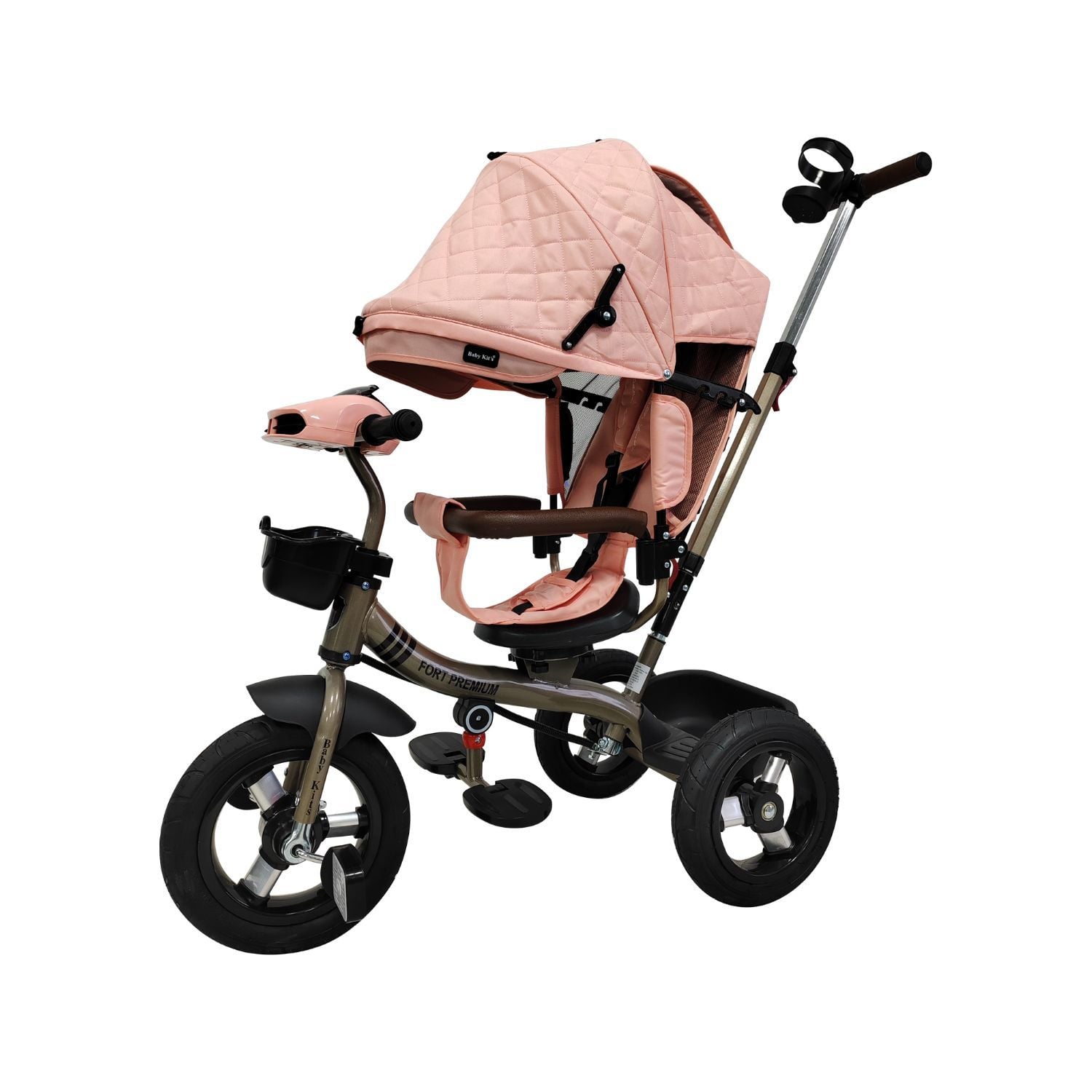 TRICICLO FORT PREMIUM GOLD - 5 EN 1 ROSADO - 2