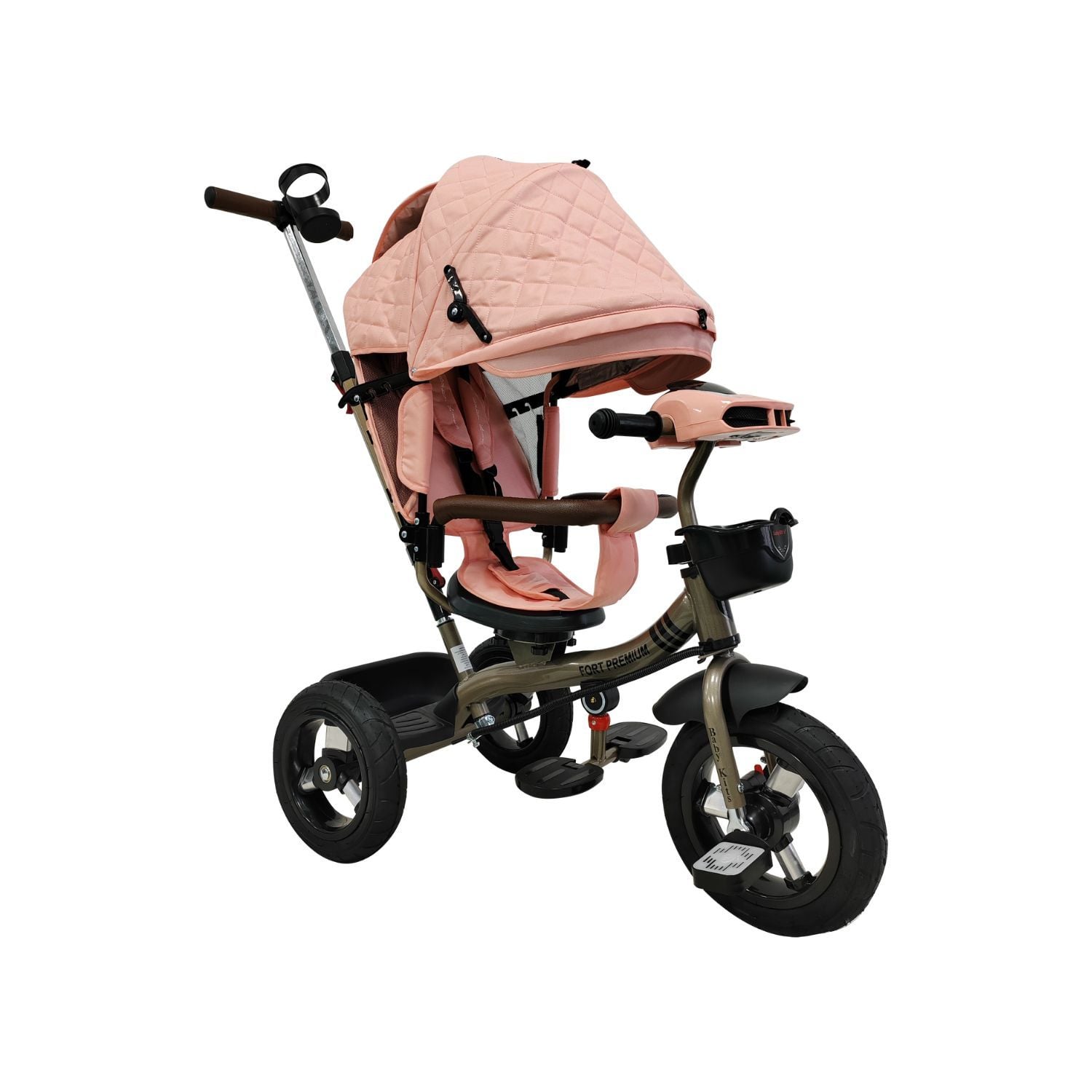 TRICICLO FORT PREMIUM GOLD - 5 EN 1 ROSADO - 3