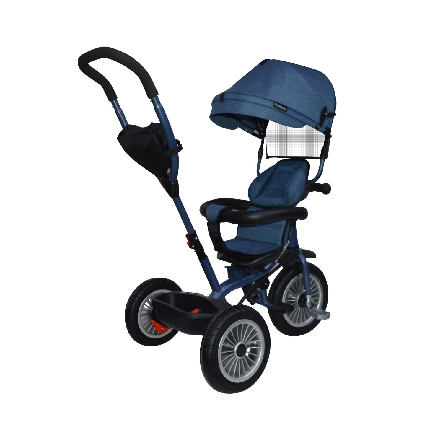TRICICLO 360° CON GUIADOR AZUL - 2