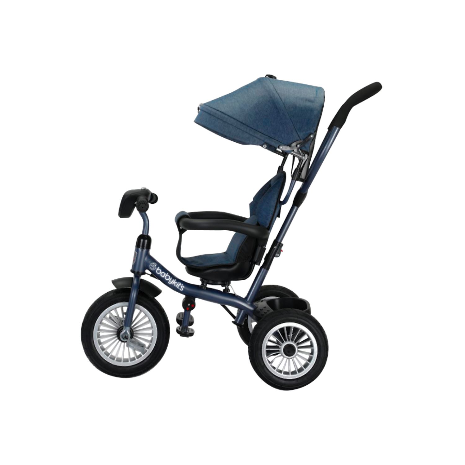 TRICICLO 360° CON GUIADOR AZUL - 4