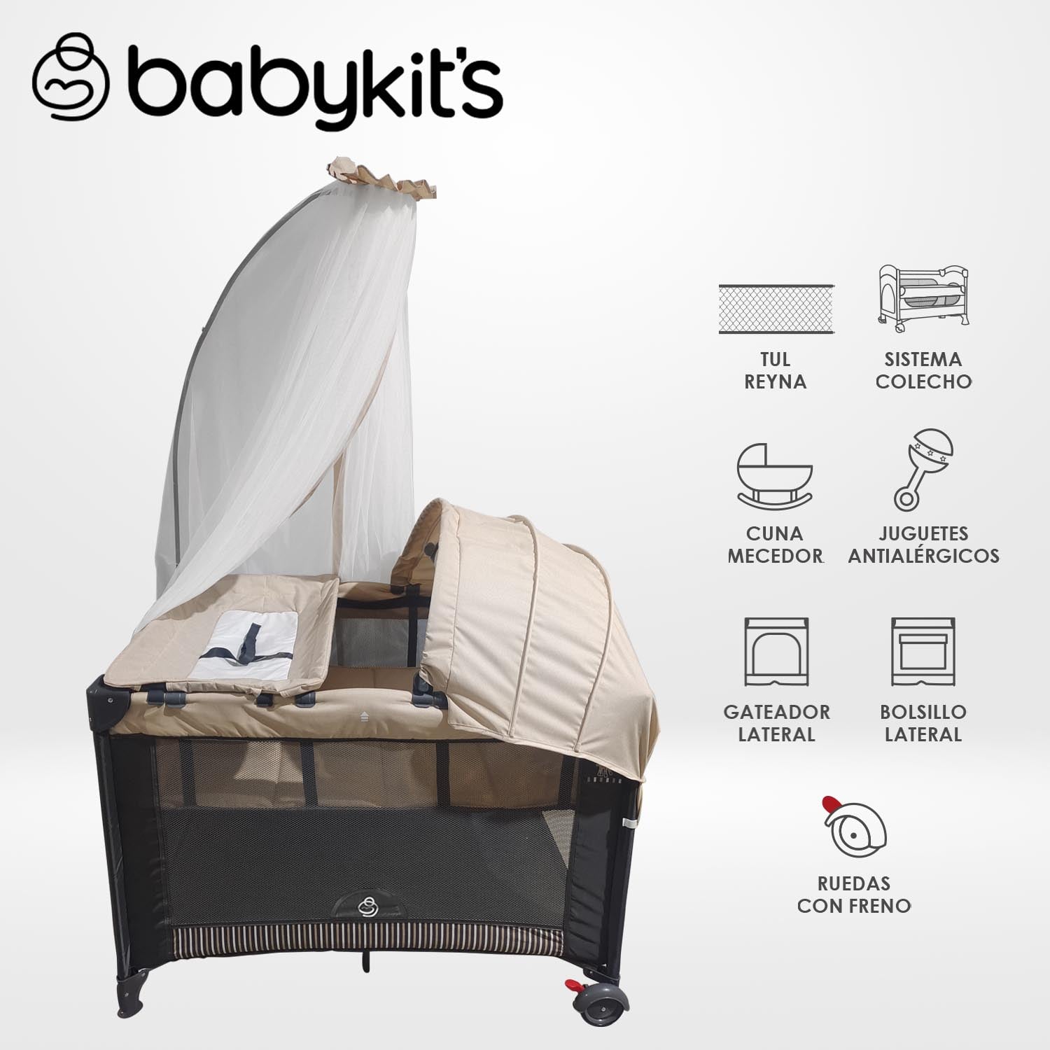 CUNA CORRAL SUMMER BEIGE - 1