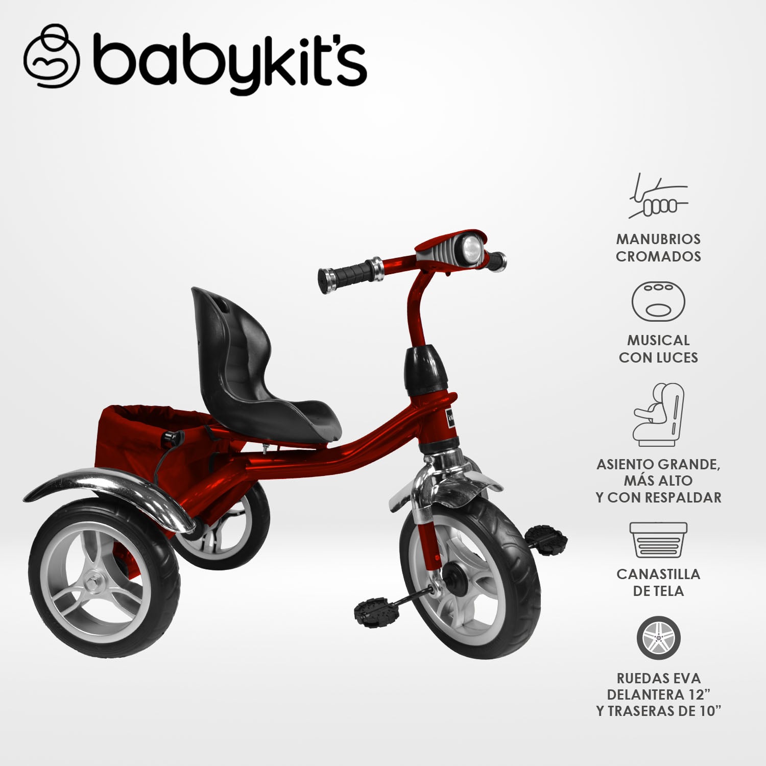 TRICICLO SUPER ROJO - 1