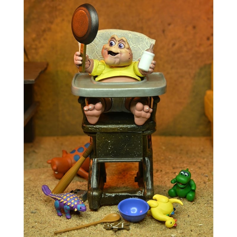 FIGURA COLECCIONABLE NECA ULTIMATE DINOSAURIOS BABY SINCLAIR - 4