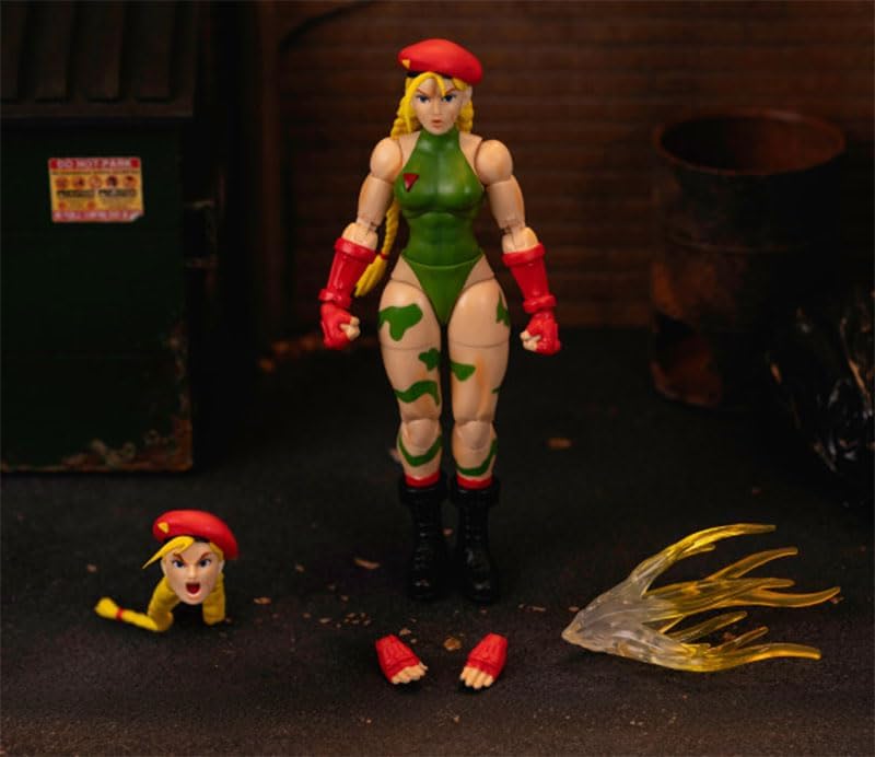 FIGURA ACCIÓN JADA TOYS CAMMY FIGURA STREET FIGHTER II - 3
