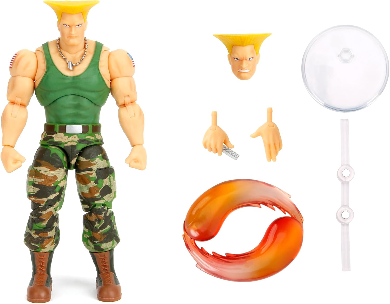 JADA TOYS STREET FIGHTER II GUILE FIGURA DE ACCIÓN 6 PULGADAS - 3