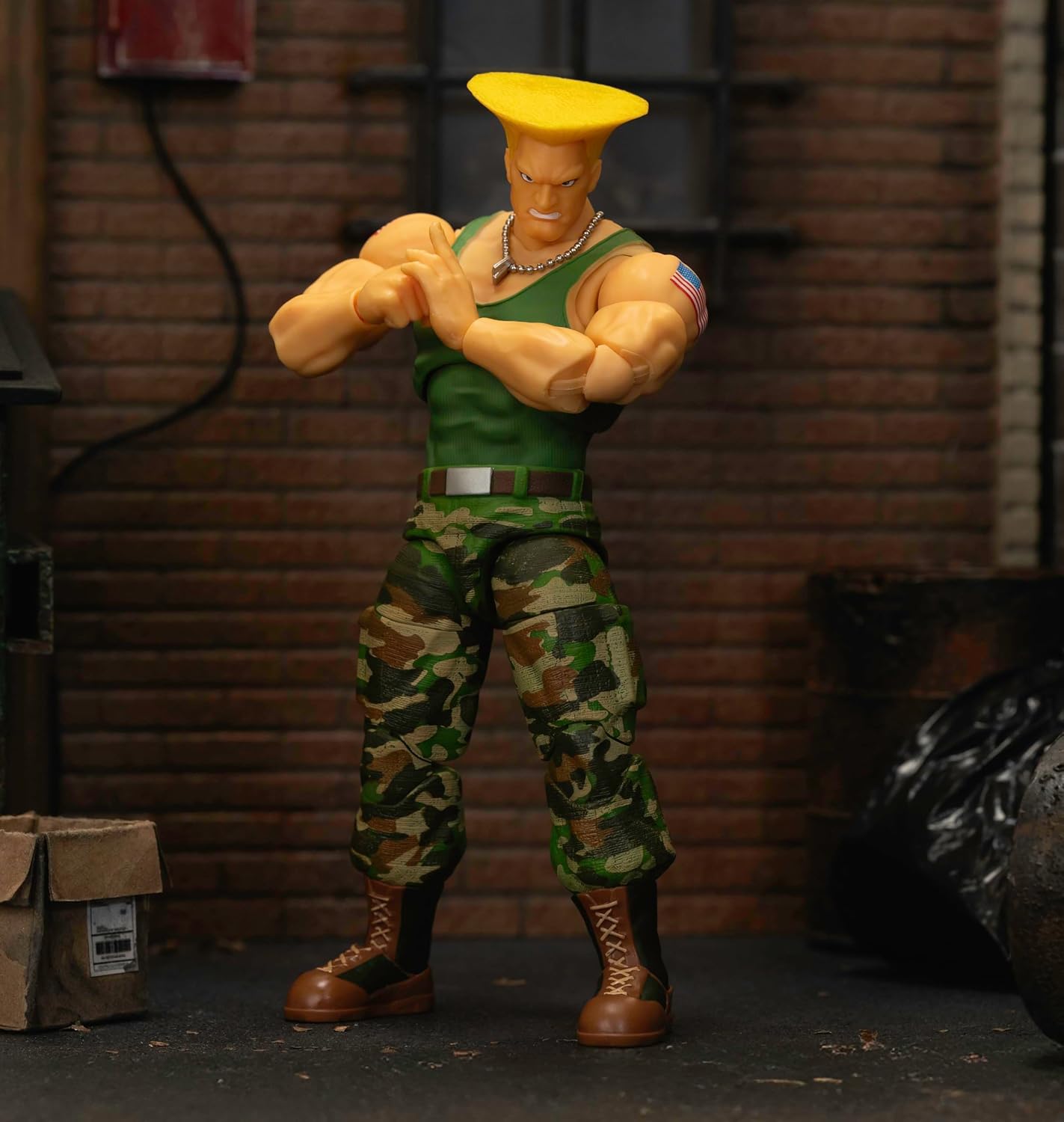JADA TOYS STREET FIGHTER II GUILE FIGURA DE ACCIÓN 6 PULGADAS - 4