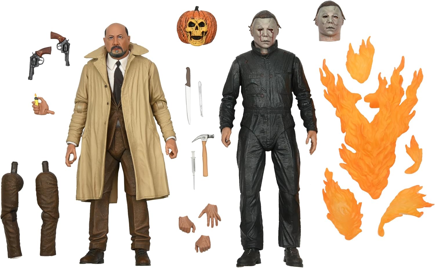 NECA - HALOWEEN 2: MICHAEL MYERS Y DR. LOOMIS - 1