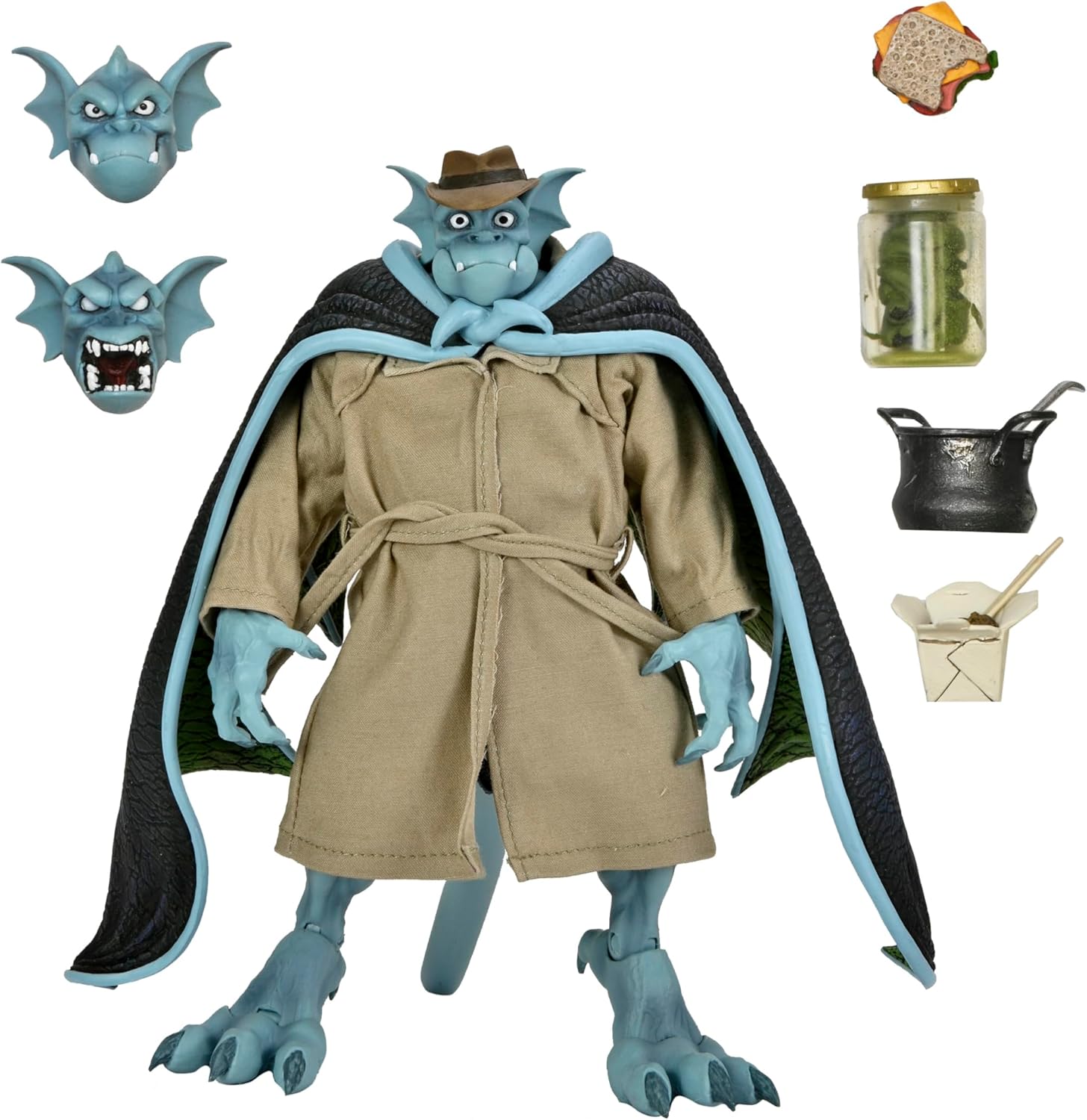 NECA - FIGURA DE ACCIÓN DEFINITIVA DE GARGOYLES BRODWAY (SILVER FALCON) - 1
