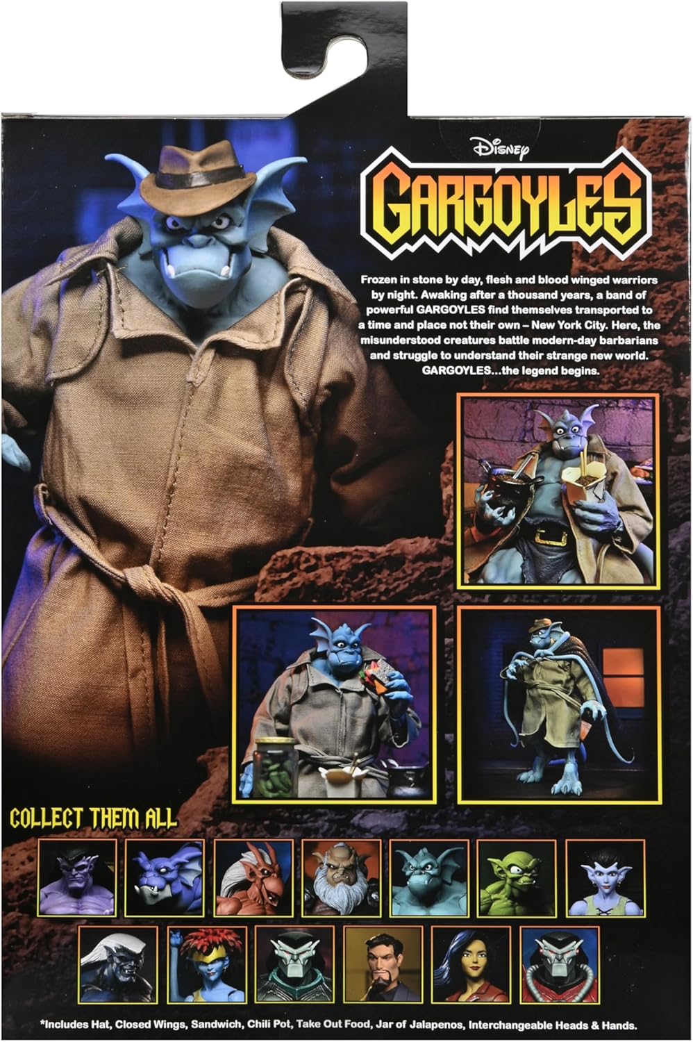 NECA - FIGURA DE ACCIÓN DEFINITIVA DE GARGOYLES BRODWAY (SILVER FALCON) - 2
