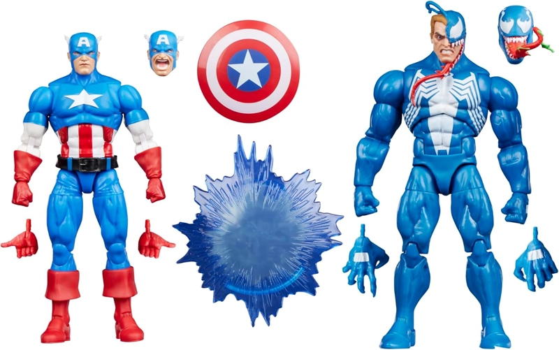 MARVEL LEGENDS SERIES GAMERVERSE CAPTAIN AMERICA VS VENOM - 4