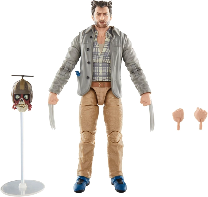 MARVEL LEGENDS SERIES HEADPOOL LOGAN, DEADPOOL Y WOLVERINE - 2