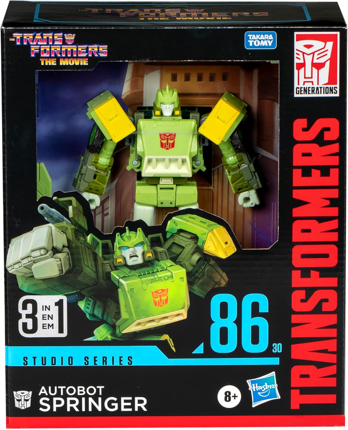 TRANSFORMERS TOYS STUDIO SERIES LEADER THE MOVIE 86-30 SPRINGER - 1