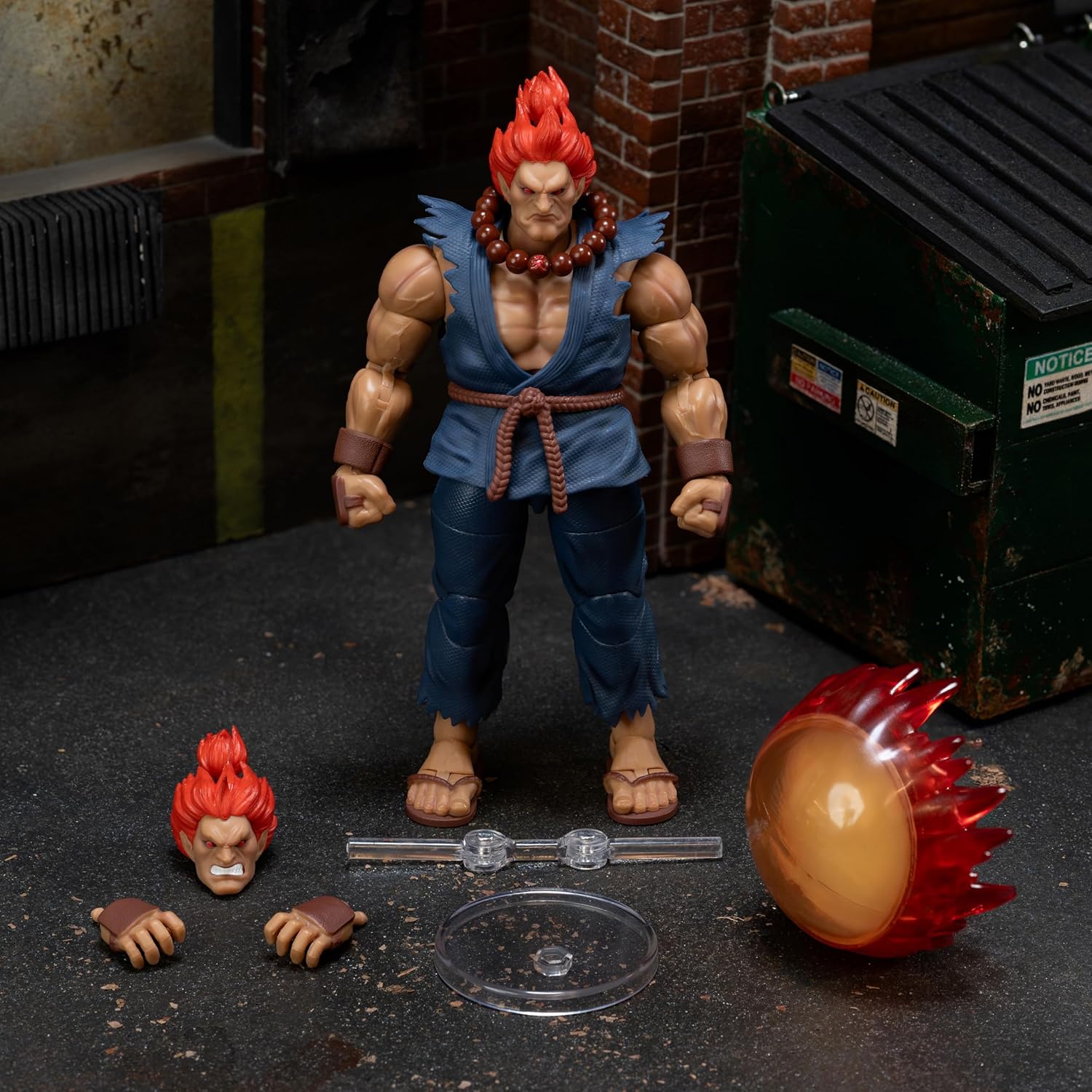 JADA STREET FIGHTER II AKUMA - FIGURA DE ACCIÓN JADA TOYS - 1