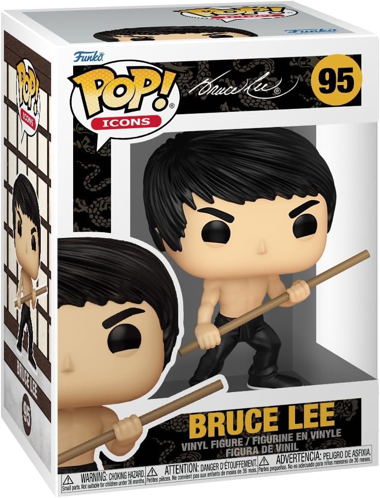 FUNKO POP! ICONOS: BRUCE LEE (DINÁMICO) | OFFICIAL PERSONALITIES MERCH - 1