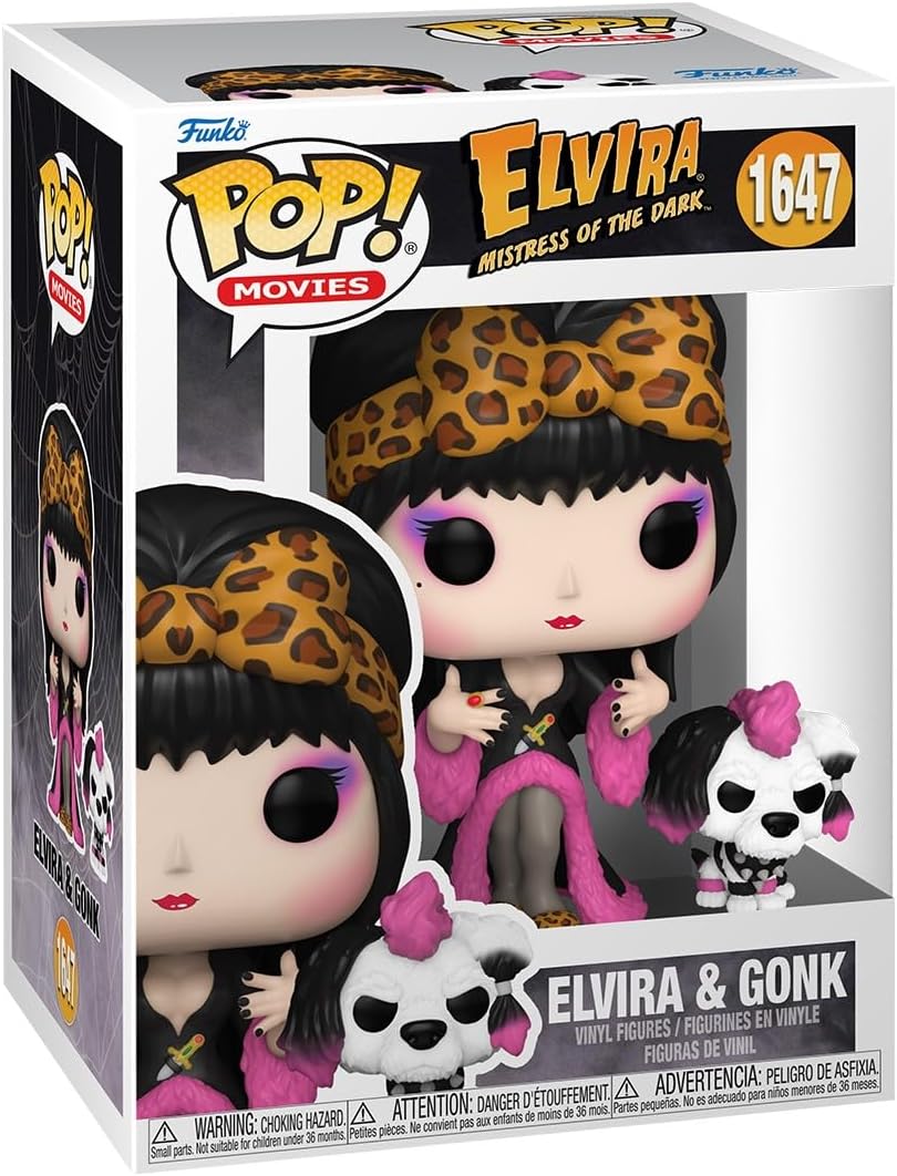 FUNKO POP! Y BUDDY: ELVIRA AMANTE DE LA OSCURIDAD Y GONK - 1