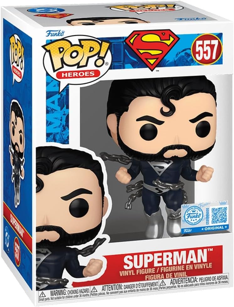FUNKO POP HEROES: BLACK SUPERMAN #557 (LOIS AND CLARK) - 1