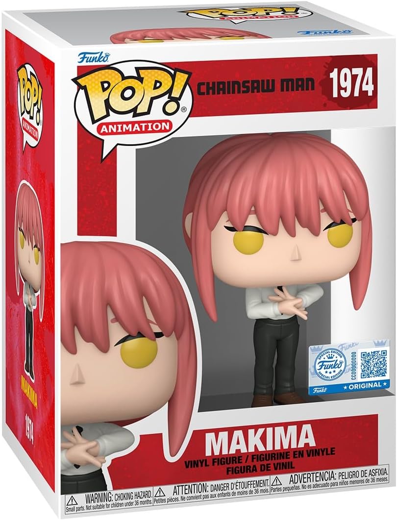 FUNKO POP! ANIMACIÓN: CHAINSAW MAN - MAKIMA - FIGURA DE VINILO COLECCIONABLE - IDEA DE REGALO - MERCANCÍA OFICIAL - 1