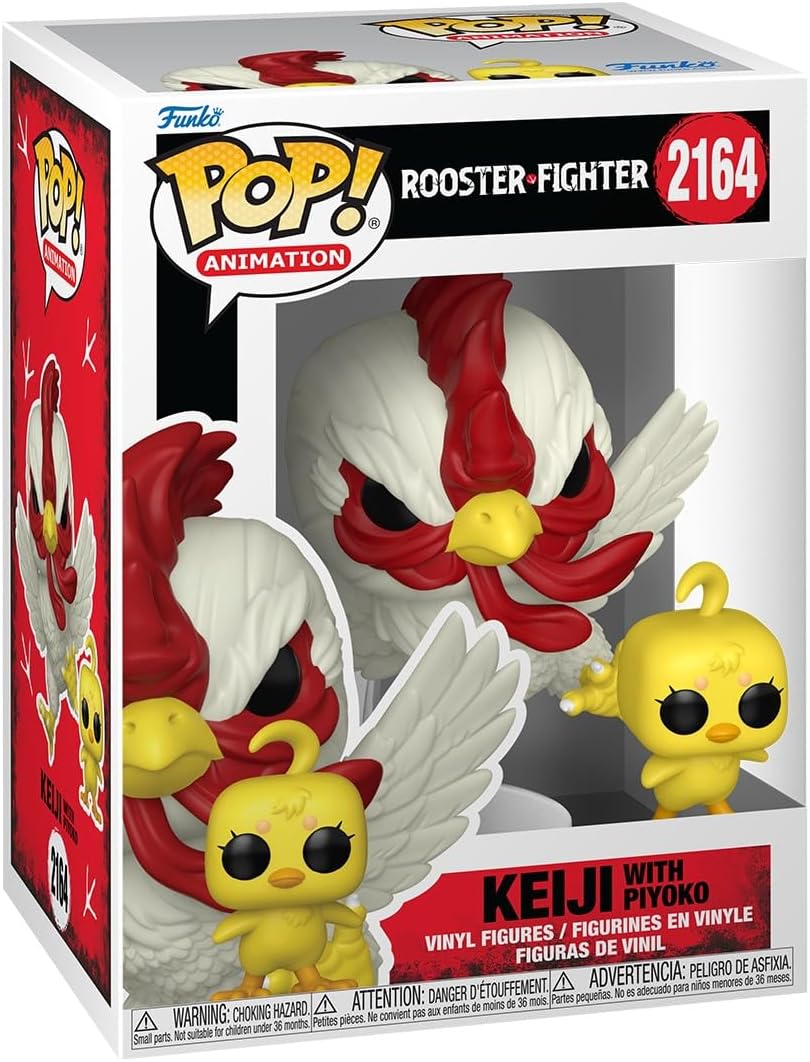 FUNKO POP! Y BUDDY: ROOSTER FIGHTER - KEIJI Y PIYOKO - 1