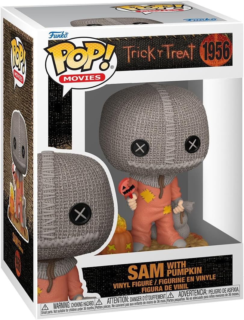 FUNKO POP! PELÍCULAS: TRICK 'R TREAT - SAM CON CALABAZA - 1