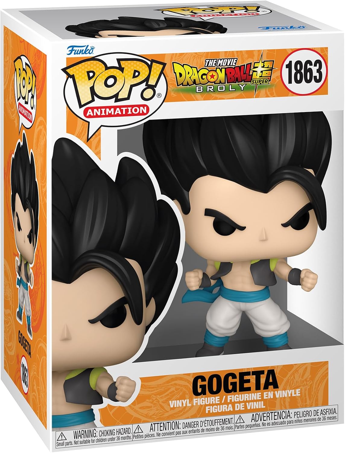 FUNKO POP ANIMATION: DRAGON BALL SUPER: BROLY - GOGETA - 1/6 PROBABILIDADES PARA VARIANTE CHASE RARA - 1