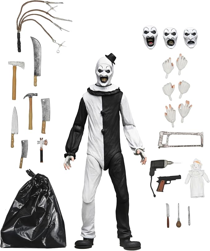 TERRIFIER: FIGURA DE ACCIÓN COLECCIONABLE DEFINITIVA DE ART THE CLOWN - 1