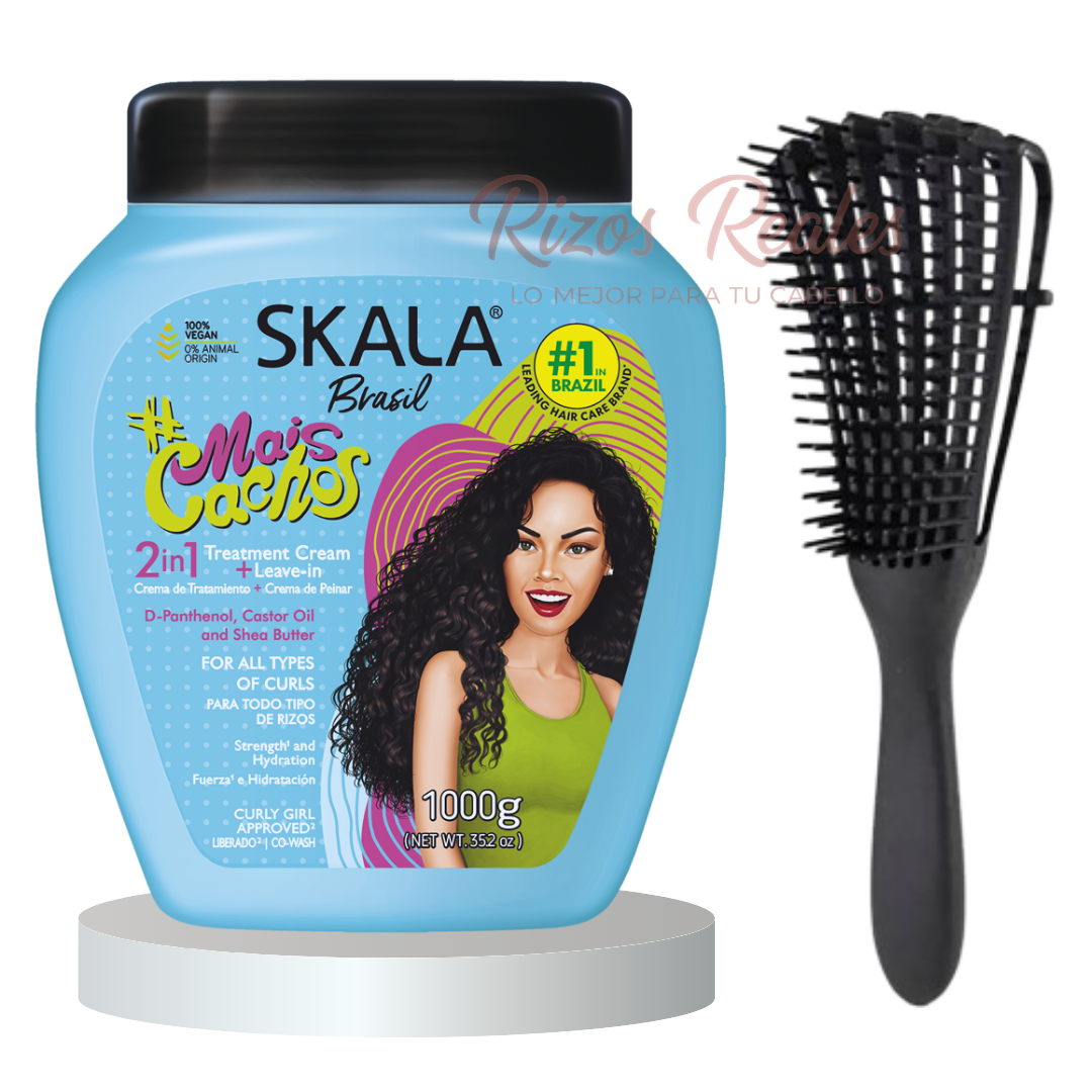 CREMA DE TRATAMIENTO Y PEINAR SKALA MAIS CACHOS DE UN 1 KG - 2