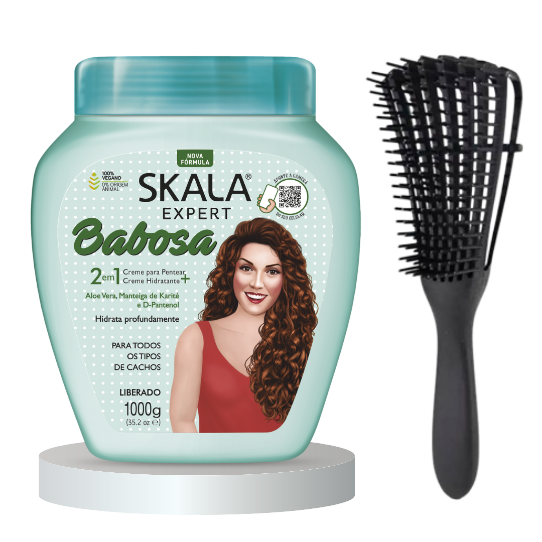 CREMA DE TRATAMIENTO Y PEINAR SKALA BABOSA HIDRATACIÓN PROFUNDA DE UN 1 KG - 2