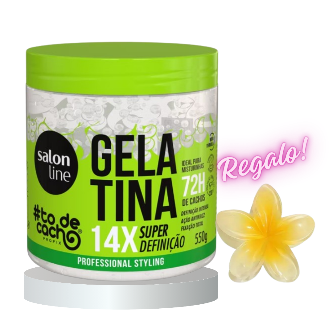 GELATINA SÚPER DEFINICIÓN #TODECACHO SALON LINE DE ALTA FIJACIÓN PARA RIZOS. - 1