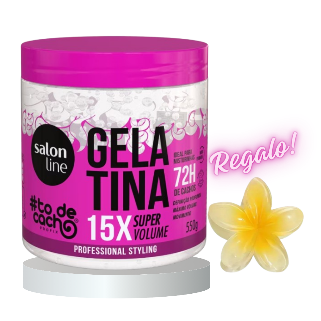 GELATINA SÚPER VOLUMEN #TODECACHO SALON LINE DEFINICIÓN PROFUNDA PARA RIZOS - 1
