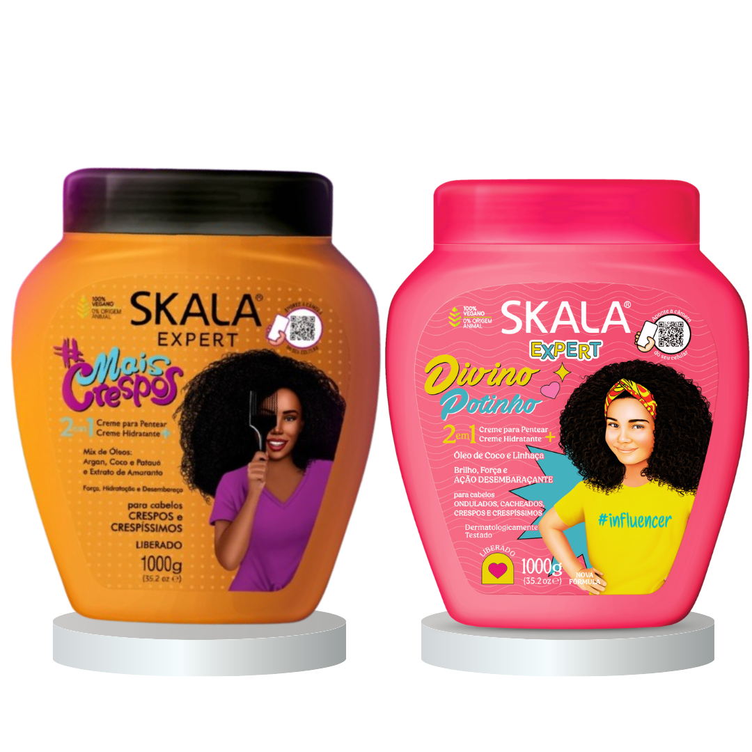 DUO DE CREMAS SKALA MAIS CRESPOS Y DIVINO POTHINJO KIDS - 1