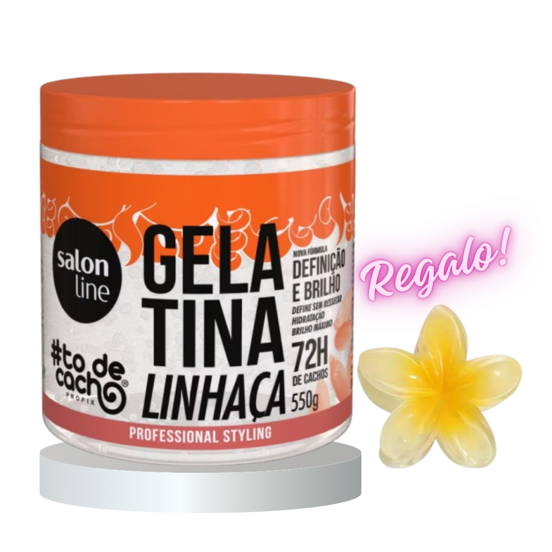 GELATINA DE LINAZA #TODECACHO SALON LINE DEFINICIÓN Y BRILLO - 1