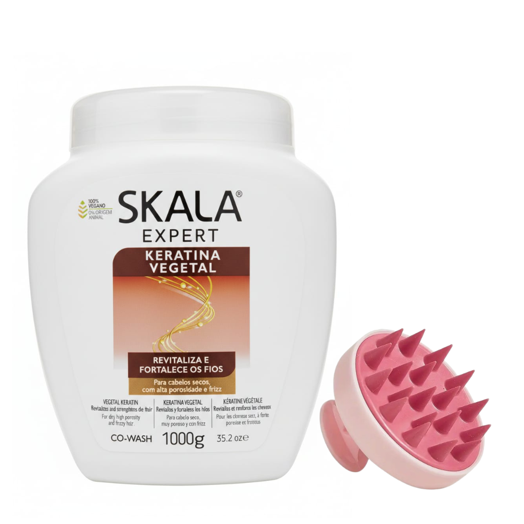 CREMA DE TRATAMIENTO KERATINA VEGETAL PARA CABELLOS DAÑADOS DE UN 1 KG SKALA - 1