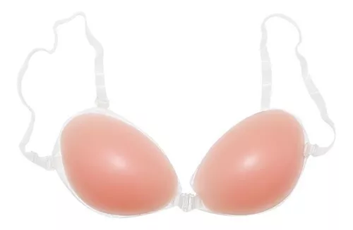 BRASIER SILICONA MUJER NUDE BRA INVISIBLE PUSH UP STRAPLESS+TIRAS - 4